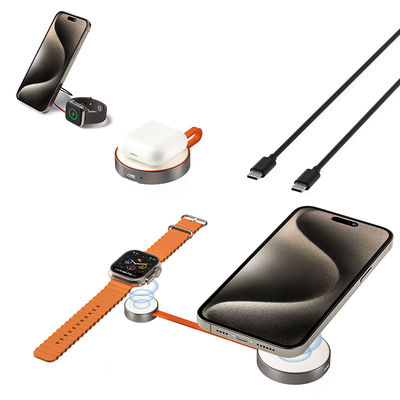 Αγορά QI2 iPhone Μικρός ασύρματος φορτιστής Magsafe 2 σε 1 Magsafe γρήγορος φορτιστής online manufacture
