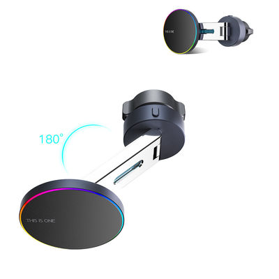 Αγορά Τυλιζόμενο Iphone Magsafe Car Mount με 9 χρωματική φωτιστική κινούμενη ενέργεια online manufacture