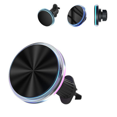 Αγορά Iphone Wireless Charger Crystal Ambient Light Design Magnetic Stable Car Charging Fast One Hand Operation online manufacture