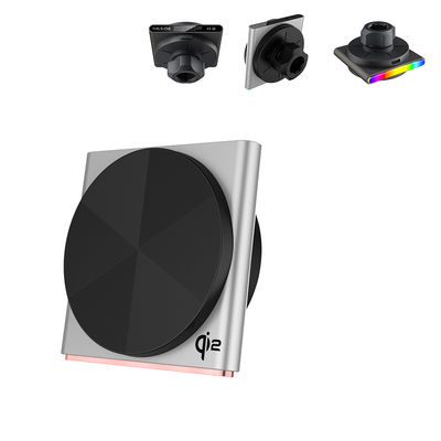 Αγορά Ασύρματος φορτιστής 15w για αυτοκίνητα, εξαιρετικά λεπτός σχεδιασμός, εφέ φωτισμού RGB 9 χρωμάτων, μαγνητική αναρρόφηση, χειρισμός με ένα χέρι, γρήγορη φόρτιση online manufacture