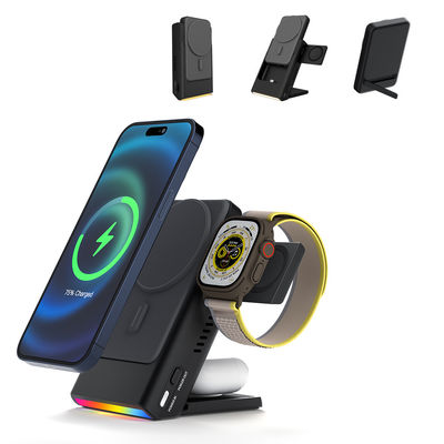 Κρυμμένο ασύρματο φορτιστή Apple Watch Power Bank Φορτιστή ρολογιού iPhone